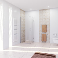 Douchecabine Boss & Wessing Moderna 90x90 cm Anti-Kalk RVS