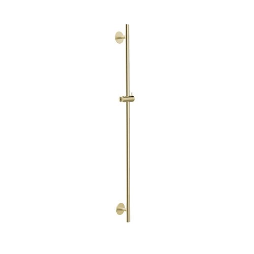 Glijstang Herzbach Living Spa PVD-Coating 90 cm Rond Rozet Messing Goud 