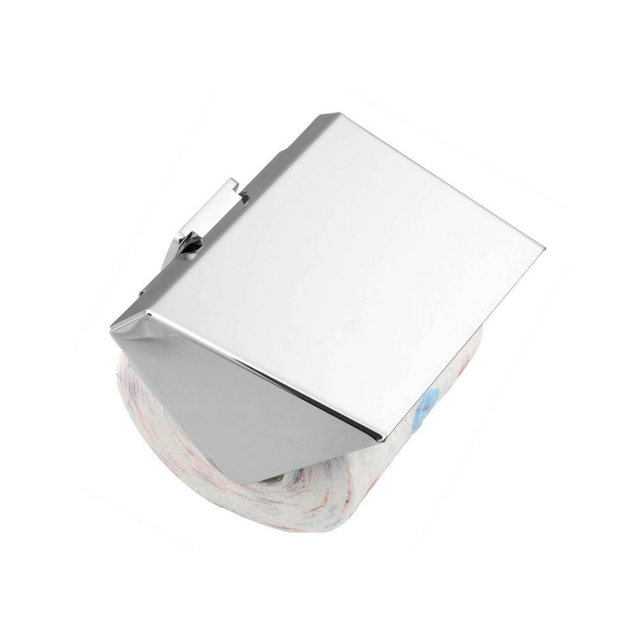 Toiletrolhouder Sapho Soul 15.6x12 cm met Klep Chroom