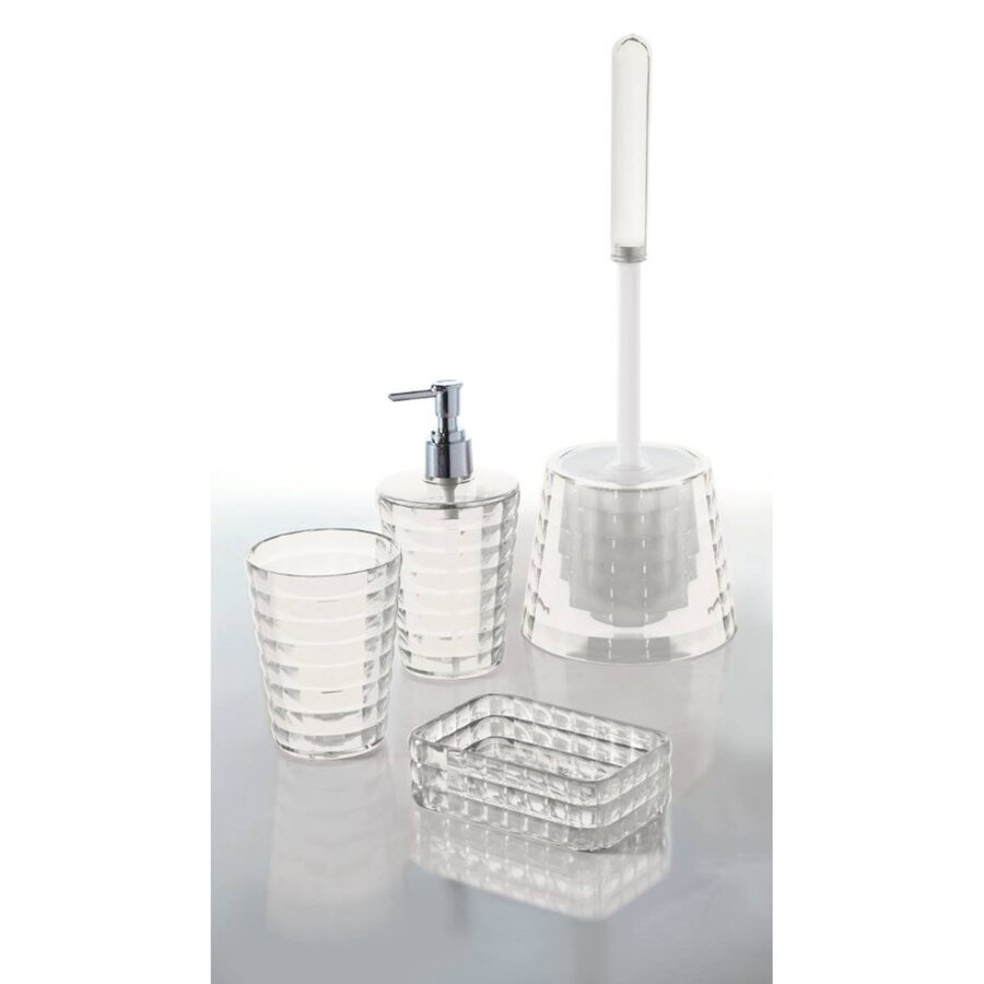 Tandenborstelhouder Sapho Glady Vrijstaand 11x8.5 cm Transparent