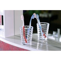 Tandenborstelhouder Sapho Glady Vrijstaand 11x8.5 cm Transparent