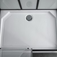 Douchecabine Boss & Wessing Elite 120x80x225 cm Mengkraan Zwart Profiel