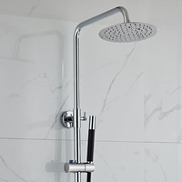 Opbouw Regendouche Set Boss & Wessing Talpa Pro Hoofddouche 30 cm met Staaf Handdouche