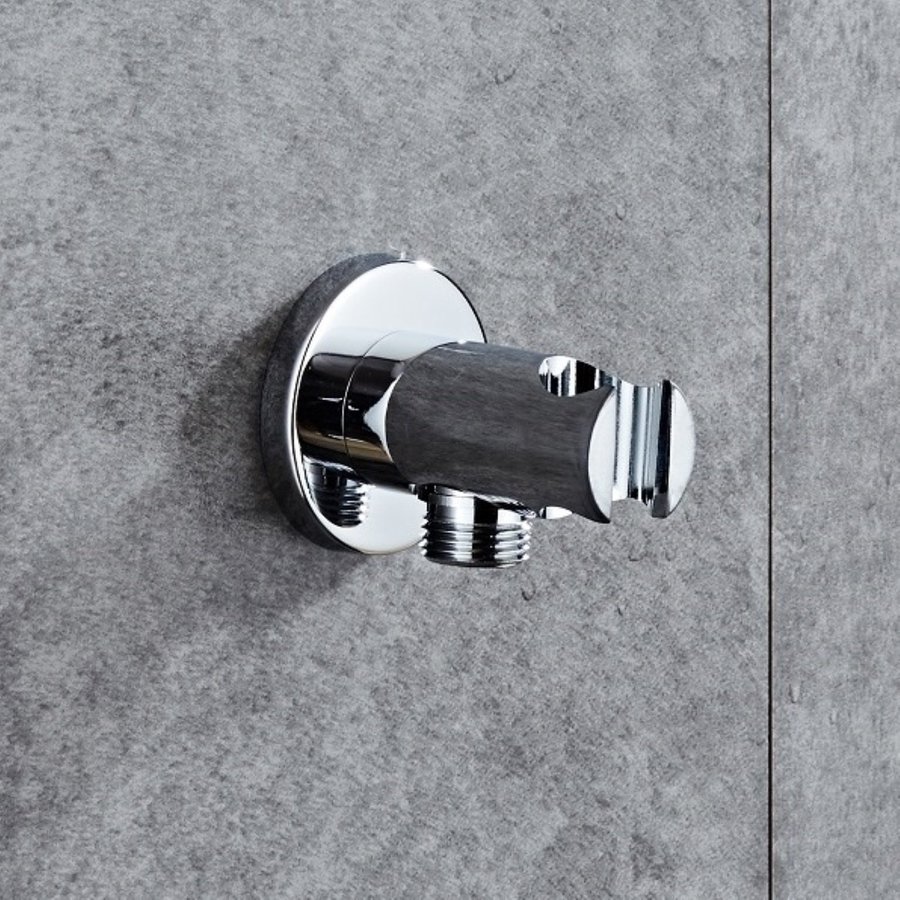 Inbouw Regendouche Set Boss & Wessing Talpa Pro met Muuruitloop en Staaf Handdouche 20 cm