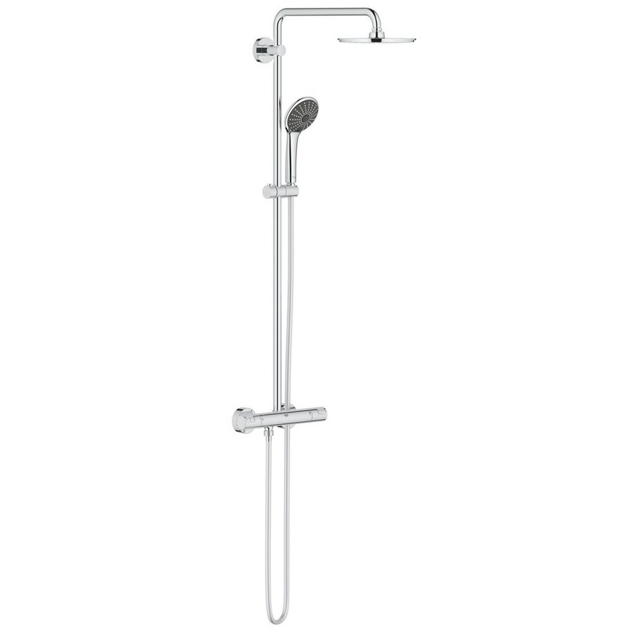 Grohe Vitalio Joy 210 Thermostaat Douchesysteem 3 Jets Chroom
