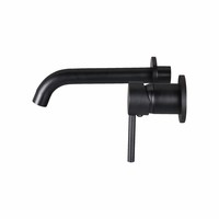 Inbouw Wastafelkraan Boss & Wessing Nero met Inbouwdeel Mat Zwart