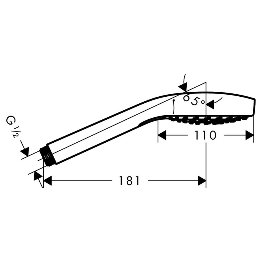 Handdouche Hansgrohe Croma Select S Vario 110