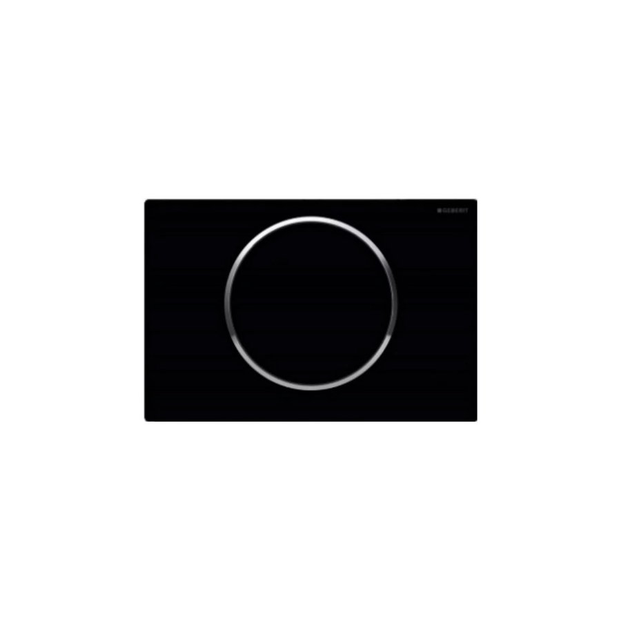 Bedieningsplaat Geberit Sigma 10 + DuoFresh Geurzuiveringssysteem Zwart