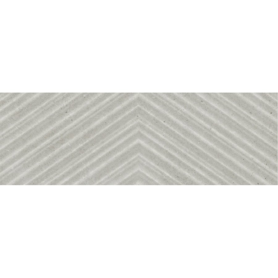 Vloertegel Mykonos Gant Grey Relieve 30x90 cm (Doosinhoud 1.35m2)