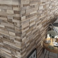 Wandtegel Rondine J86617 Wall Art Taupe 15x61 cm (doosinhoud 1.02 m2)