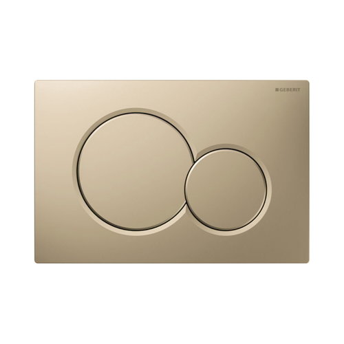 Bedieningsplaat Sigma by Geberit Frontbediening Mat Beige 