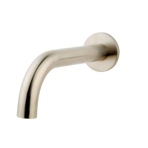 Geborsteld Staal Baduitloop Rond 22 Cm 1/2" Aansluiting 