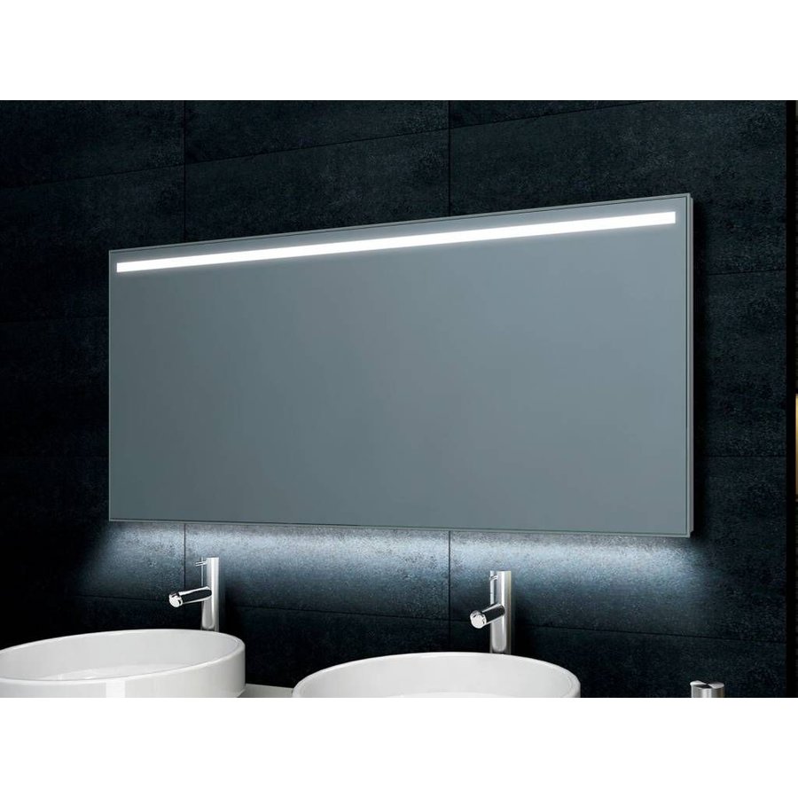 Ambi+ Condensvrije Spiegel 120 X 60 Cm Met Dimbare Led Verlichting