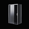 Douchecabine Aqua Splash Cuadro 130 cm Soft-Close Anti-Kalk Coating Chroom (zes varianten)