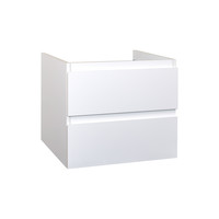 Onderkast Creavit Sally 60x45,5x50 cm Twee Soft-Close Lades Mat Wit