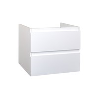 Onderkast Creavit Sally 60x45,5x50 cm Twee Soft-Close Lades Mat Wit