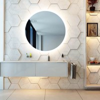 Ronde Badkamerspiegel LED BWS Spark Edge 120 cm