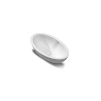 Wastafel EH Design Milano Solid Surface 600x350x175 mm Mat Wit