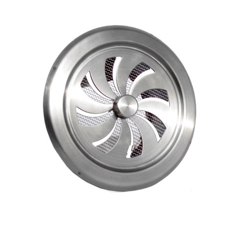 Ventilatierooster Weha Rond Afsluitbaar 12.5 cm RVS 