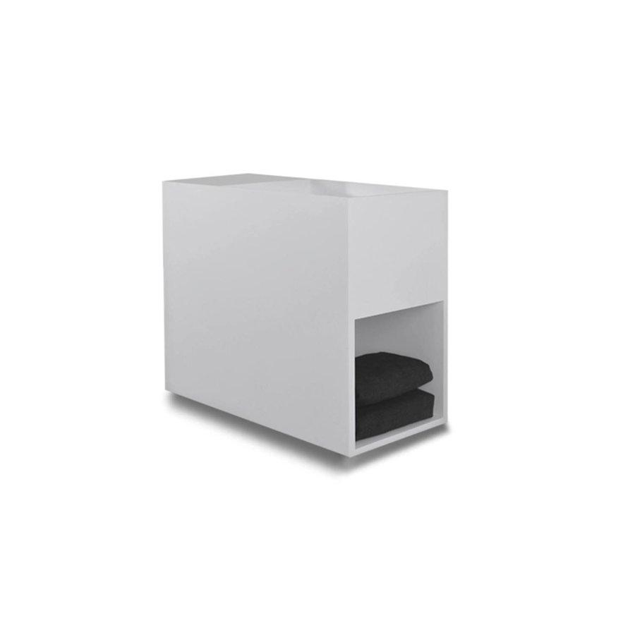 Fontein EH Design Vicenza Solid Surface 400x220x360 mm Mat Wit
