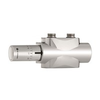 Onderblokset IMI Heimeier Rechts en Haaks 1/2'' Chroom