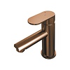 Brauer Wastafelmengkraan Brauer Copper Edition Coldstart Opbouw Laag Platte Hendel Geborsteld Koper PVD