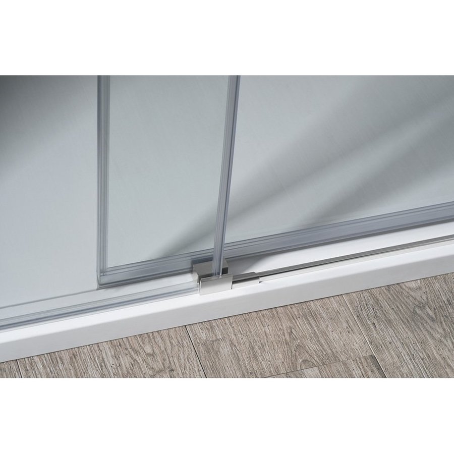 Nisdeur Sapho Volcano Schuifdeur 180x200 cm 8 mm Gecoat Glas Mat Zwart