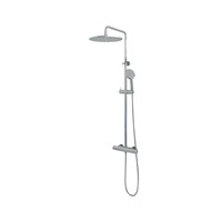 Thermostatisch Inbouwdoucheset Brauer Chrome 30cm Hoofddouche Wandarm 3 Standen Handdouche op Glijstang Chroom