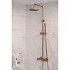 Brauer Regendouche Brauer Copper Showerpipe Met Thermostaat 20cm Koper