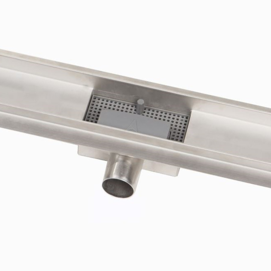 RVS Douchegoot Flens met Uitneembaar Sifon (Alle maten)