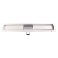 RVS Douchegoot Flens met Uitneembaar Sifon (Alle maten)