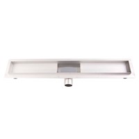 RVS Douchegoot Flens met Uitneembaar Sifon (Alle maten)