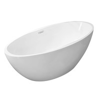 Ligbad Boss & Wessing Oxford Vrijstaand Acryl 170x78 cm Mat Wit