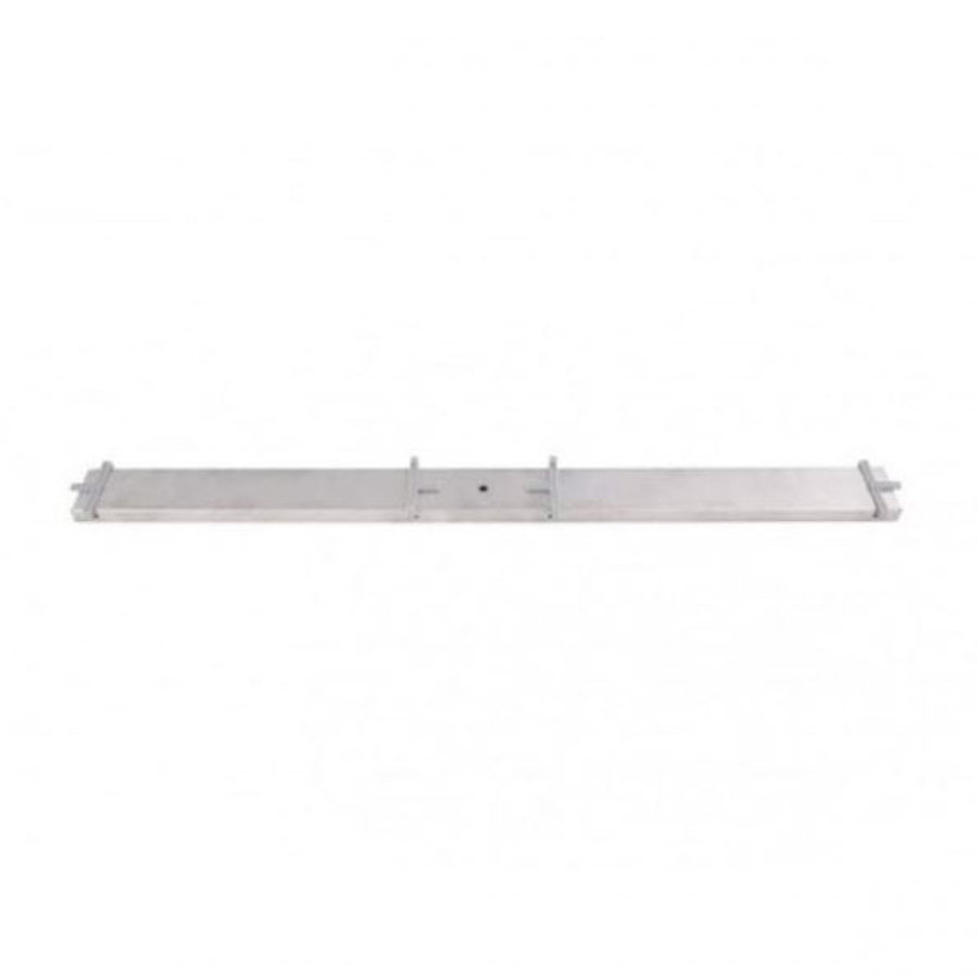 Tegelinlegrooster Brauer RVS Omkeerbaar tbv Douchegoot STD/W/PS 140x7 cm Inclusief Afstandhouders