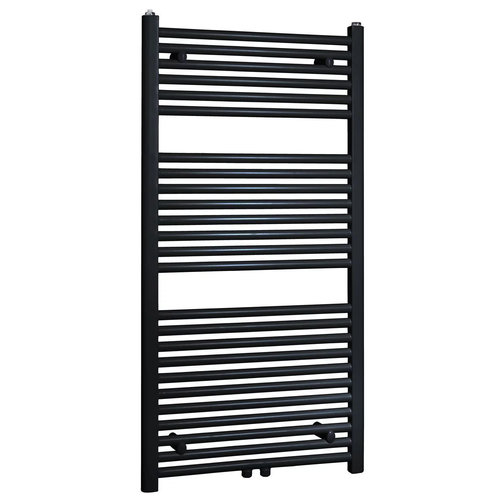 Radiator Boss & Wessing Emma 118,5x45 cm Midden-Onder Aansluiting Antraciet (538 Watt) 