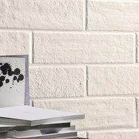 Vloertegel Bricklane Total White 7,5x30,5 cm Gerectificeerd Wit (Doosinhoud: 0,68 m2)