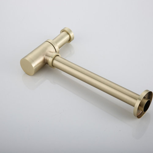 Sifon Boss & Wessing Gold Geborsteld Messing Mat Goud 