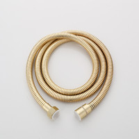 Doucheslang Boss & Wessing Gold 150 cm Geborsteld Messing Mat Goud