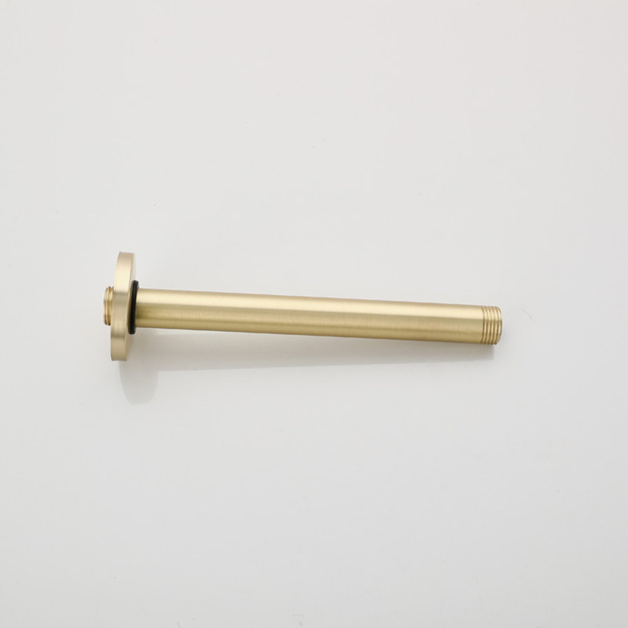 Plafonduitloop Boss & Wessing Gold Geborsteld Messing Mat Goud 20 cm