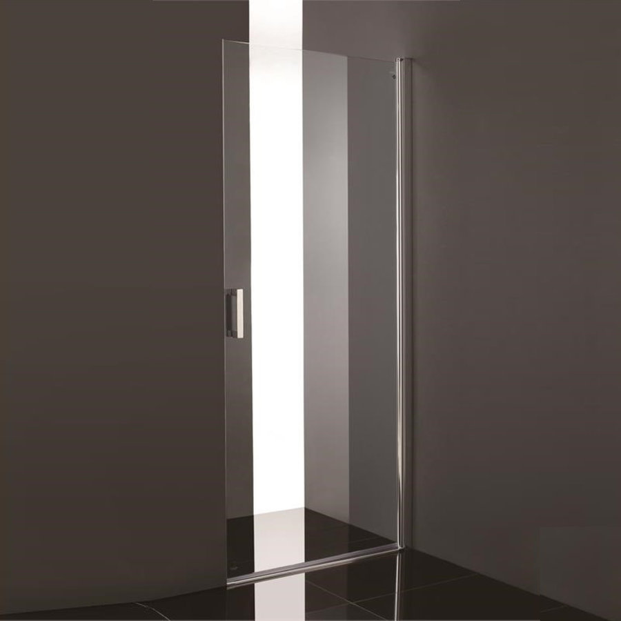 Douchedeur Boss & Wessing Pasa Giro 90x200 cm Draaideur 8mm Veiligheidsglas Chroom