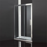 Schuifdeur Driedelig Boss & Wessing Linea 90x200 cm Chroom
