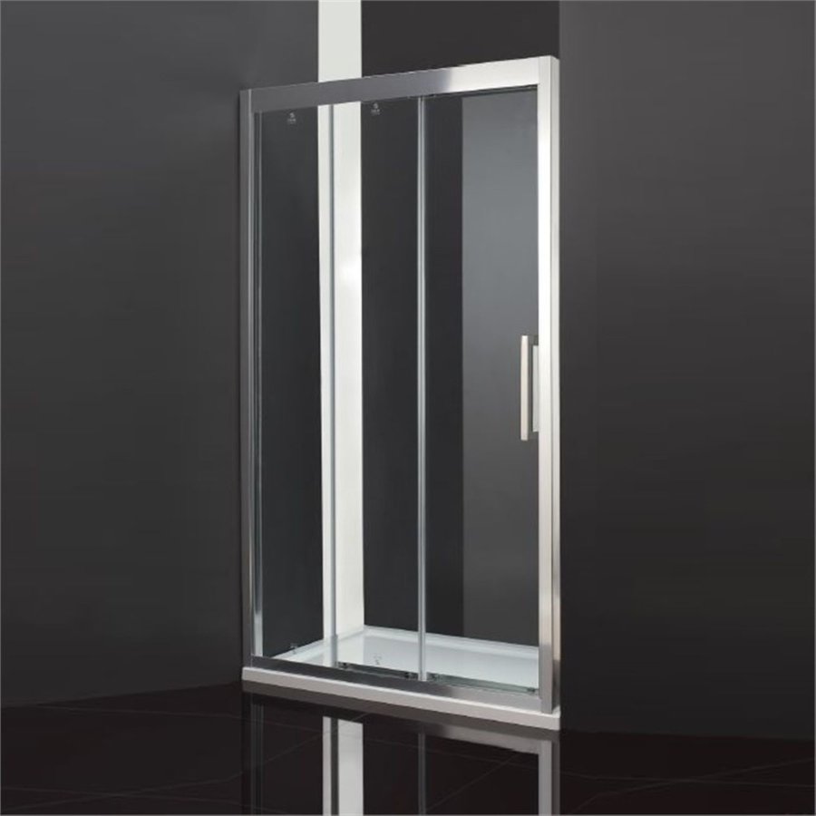 Schuifdeur Driedelig Boss & Wessing Linea 90x200 cm Chroom