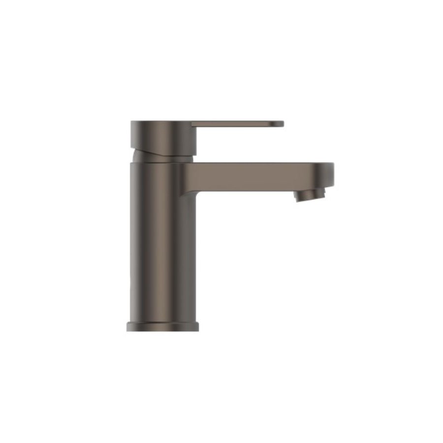 Wastafelkraan Schutte Elephant Mengkraan Eéngreeps Grafiet Mat Inclusief Click Waste