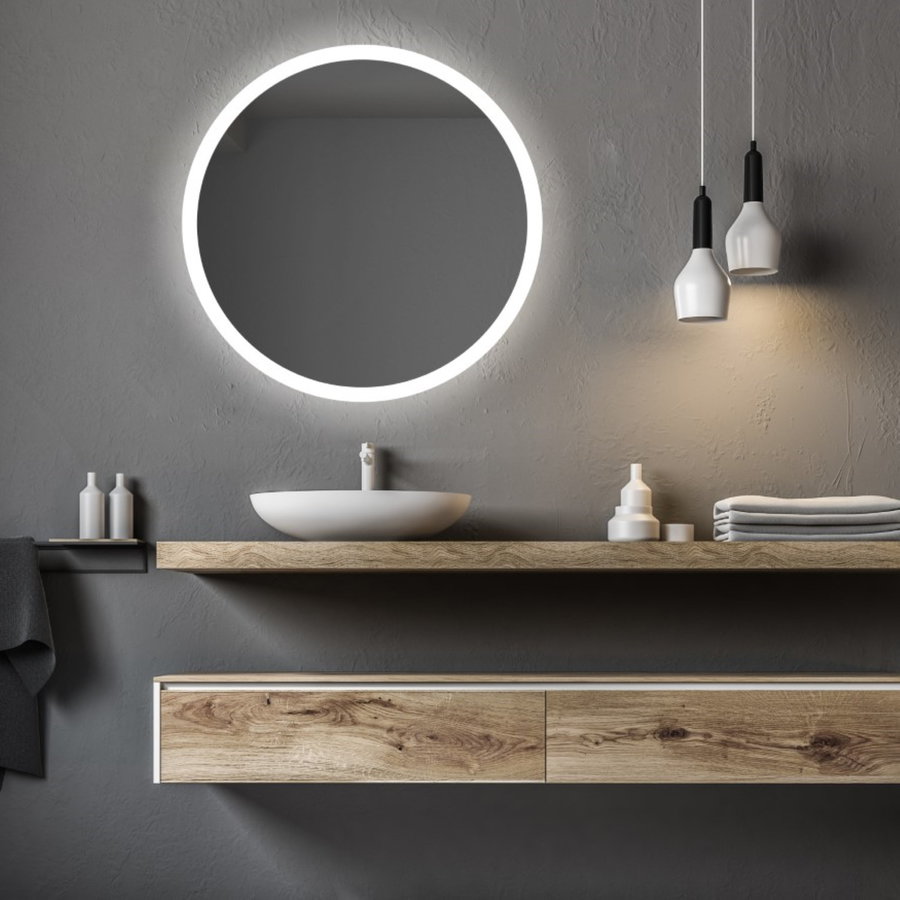 Spiegel Gliss Design Circum Framework Rond LED Verlichting