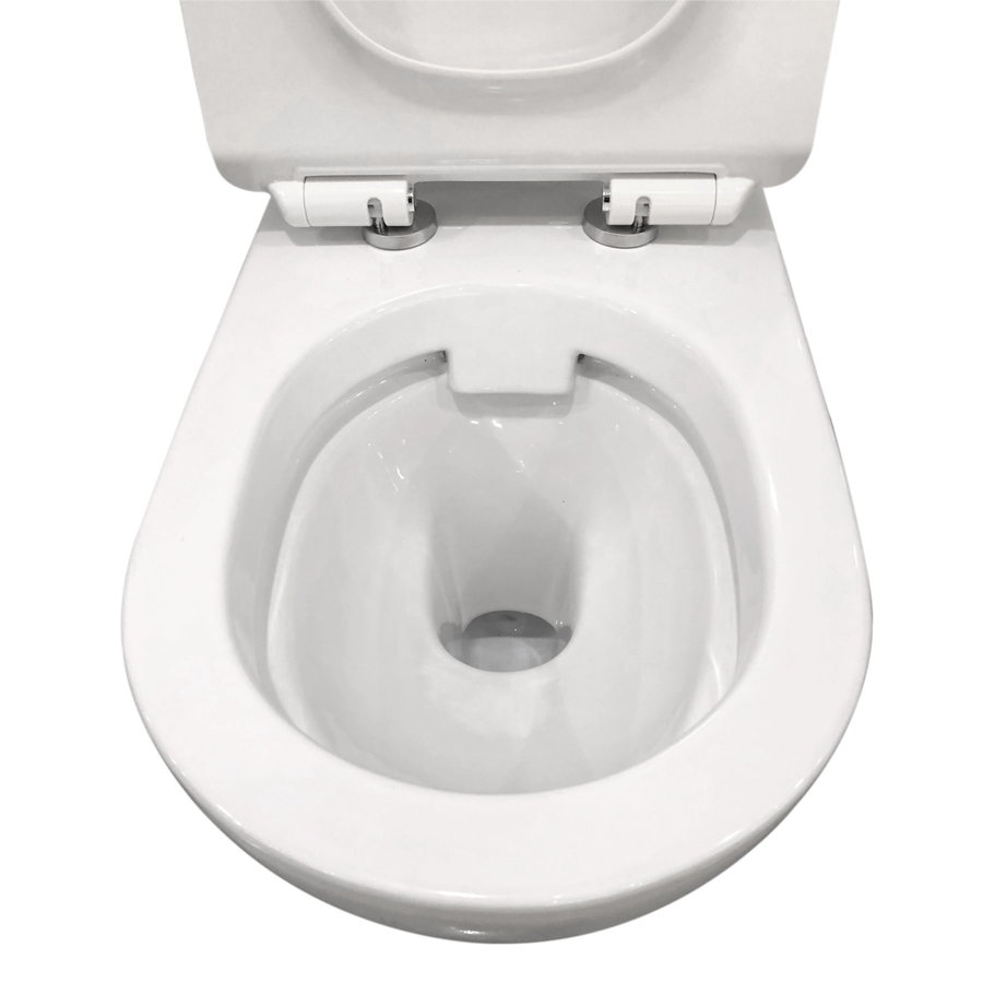 Wandcloset Best Design Morrano Rimfree Inclusief Zitting Mat Wit