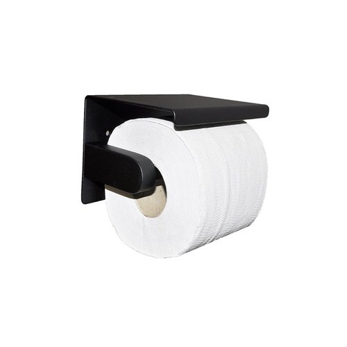 Toiletrolhouder Boss & Wessing Boston Mat Zwart 