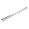 Tegelinlegrooster Brauer RVS Omkeerbaar tbv Douchegoot STD/W/PS 80x7 cm Inclusief Afstandhouders