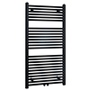 Boss & Wessing Radiator Boss & Wessing Emma 118,5x45 cm Midden Onder Aansluiting Mat Zwart (538 Watt)