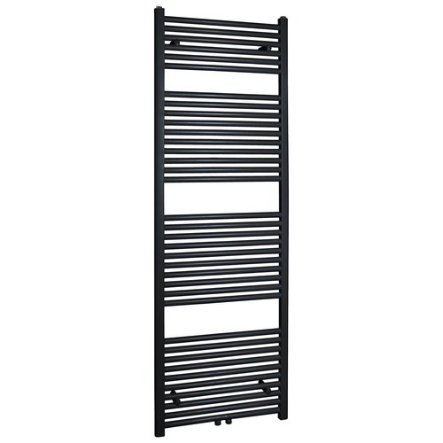 Radiator Boss & Wessing Emma 181,7x45 cm Midden Onder Aansluiting Mat Zwart (830 Watt) 