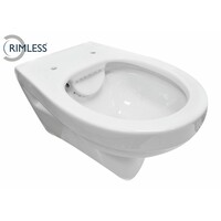 Wandcloset Wiesbaden Trevi Diepspoel 36,5x53x36 cm Keramiek Glanzend Wit